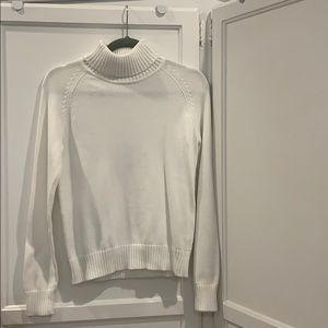 White turtle neck